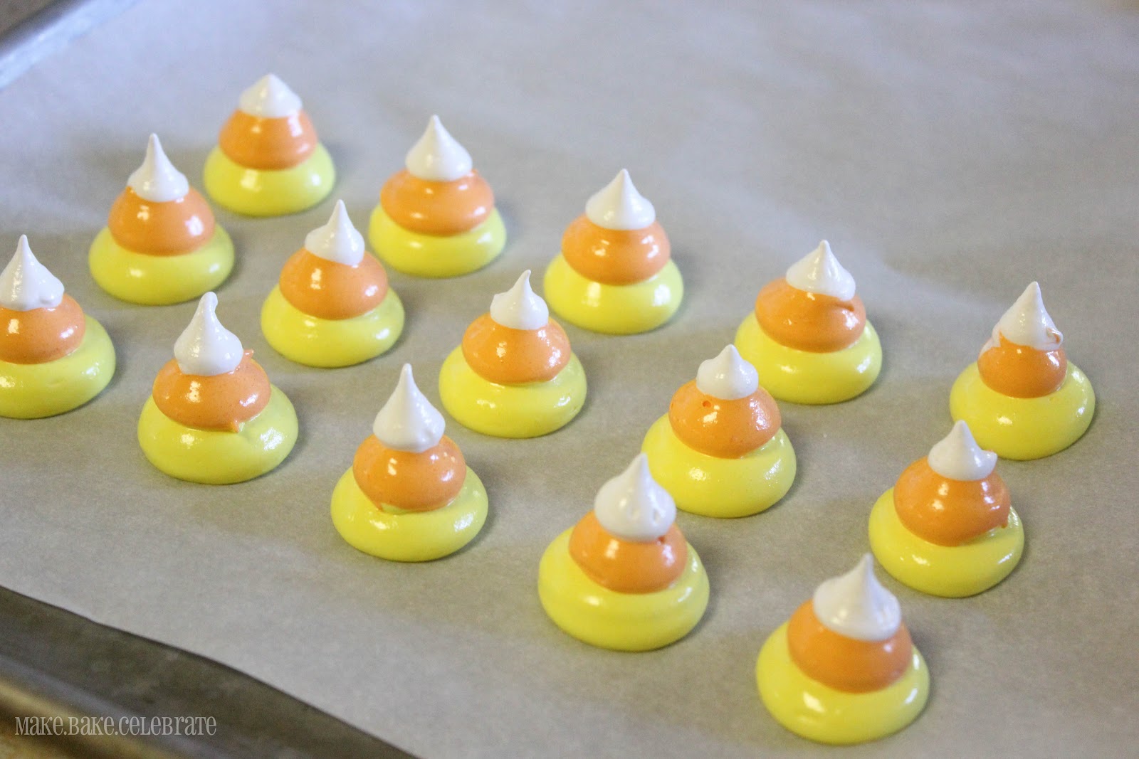 MBC {Candy Corn Week} Candy Corn Meringues, printable, and round up!