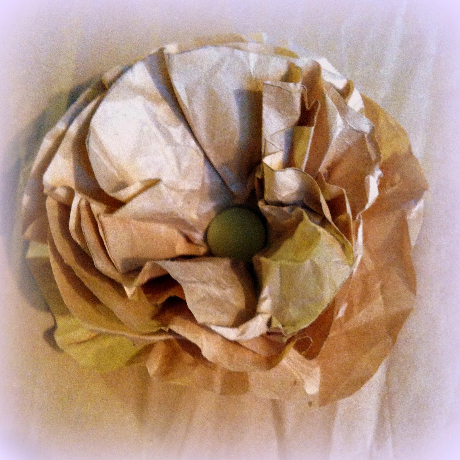CraftyLady's Recycled Crafts & More DIY 365 Brown Paper Flowers