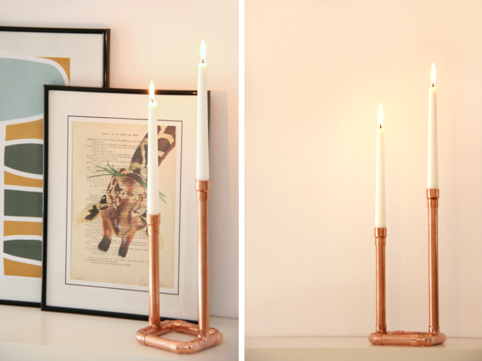 Step by step..... barcelona: diy candelabros de cobre; DIY Ideas Candelabros