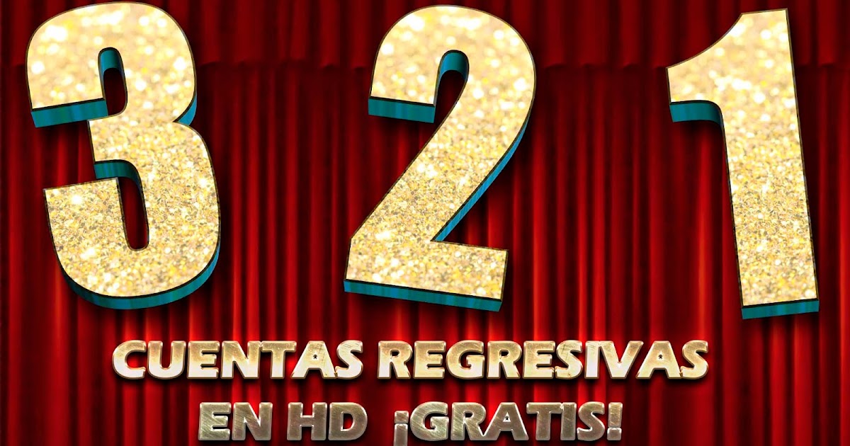 Intros de Video en Linea. cuenta regresiva 3 2 1 en HD gratis 1