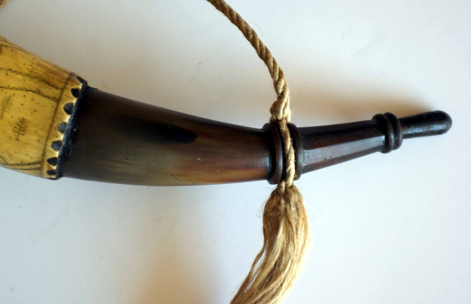 Contemporary Makers "Siege of Boston" Powder Horn by Lee Larkin