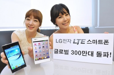 LG Celebrates 3 Million Units LTE Mobile Sold worldwide
