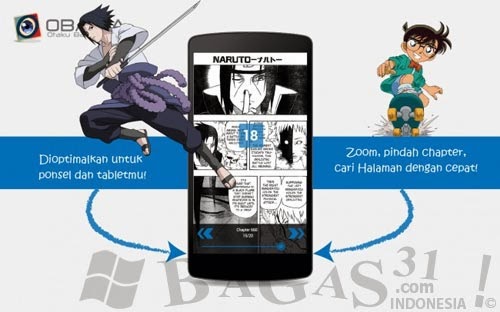 OBAMA, Aplikasi Baca Manga Bahasa Indonesia