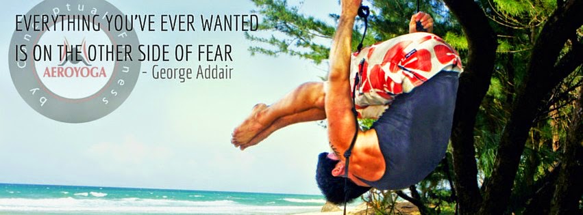AERIAL YOGA; ACROBATIC POSE WITH RAFAEL MARTINEZ AERIAL YOGA; ACROBATIC POSE WITH RAFAEL MARTINEZ VAIHAYASA HALASANA