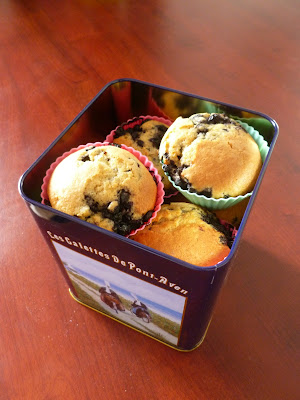 Cupcakes à la myrtille
