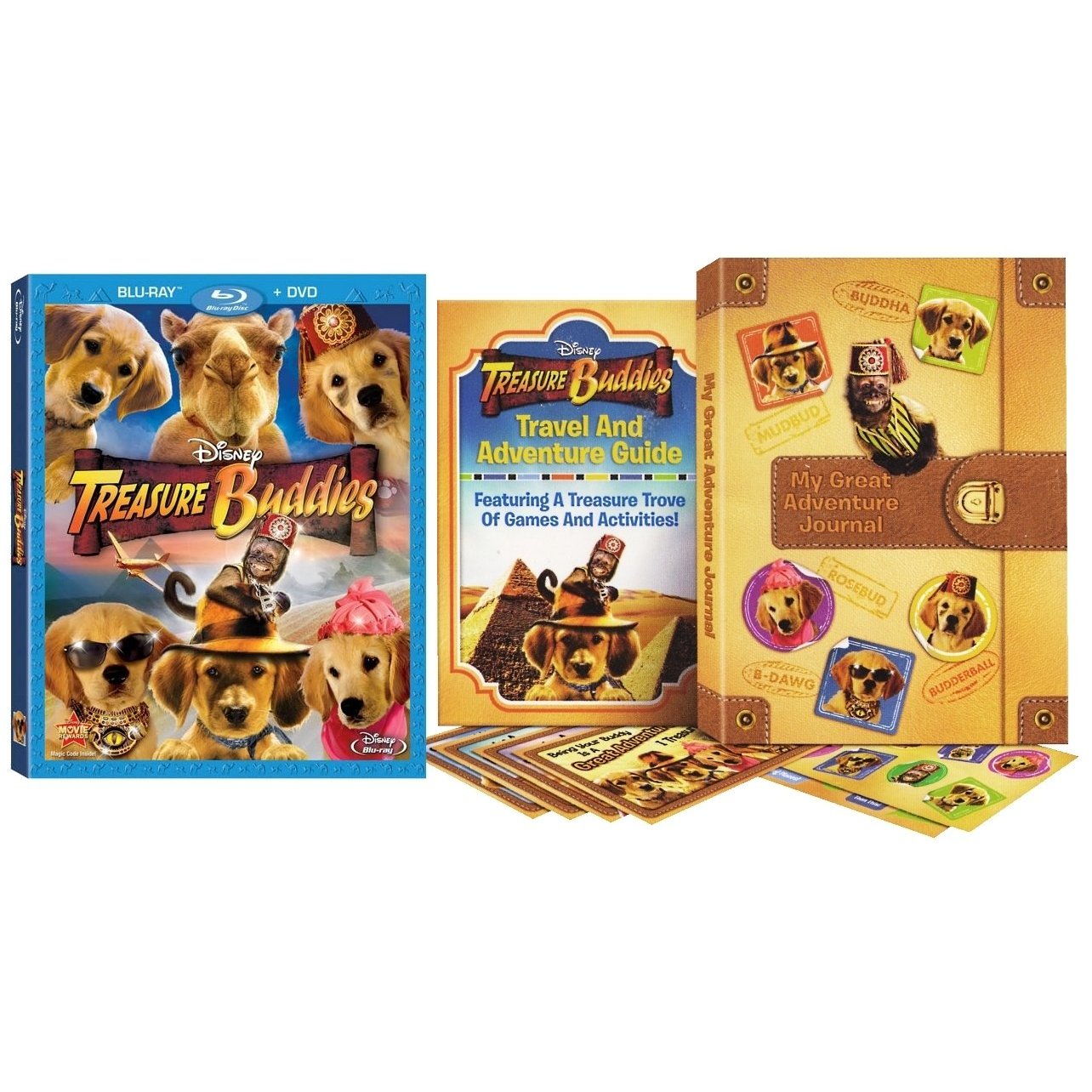 Bluray & DVD Exclusives Treasure Buddies Walmart Exclusive Travel Journal (BD)