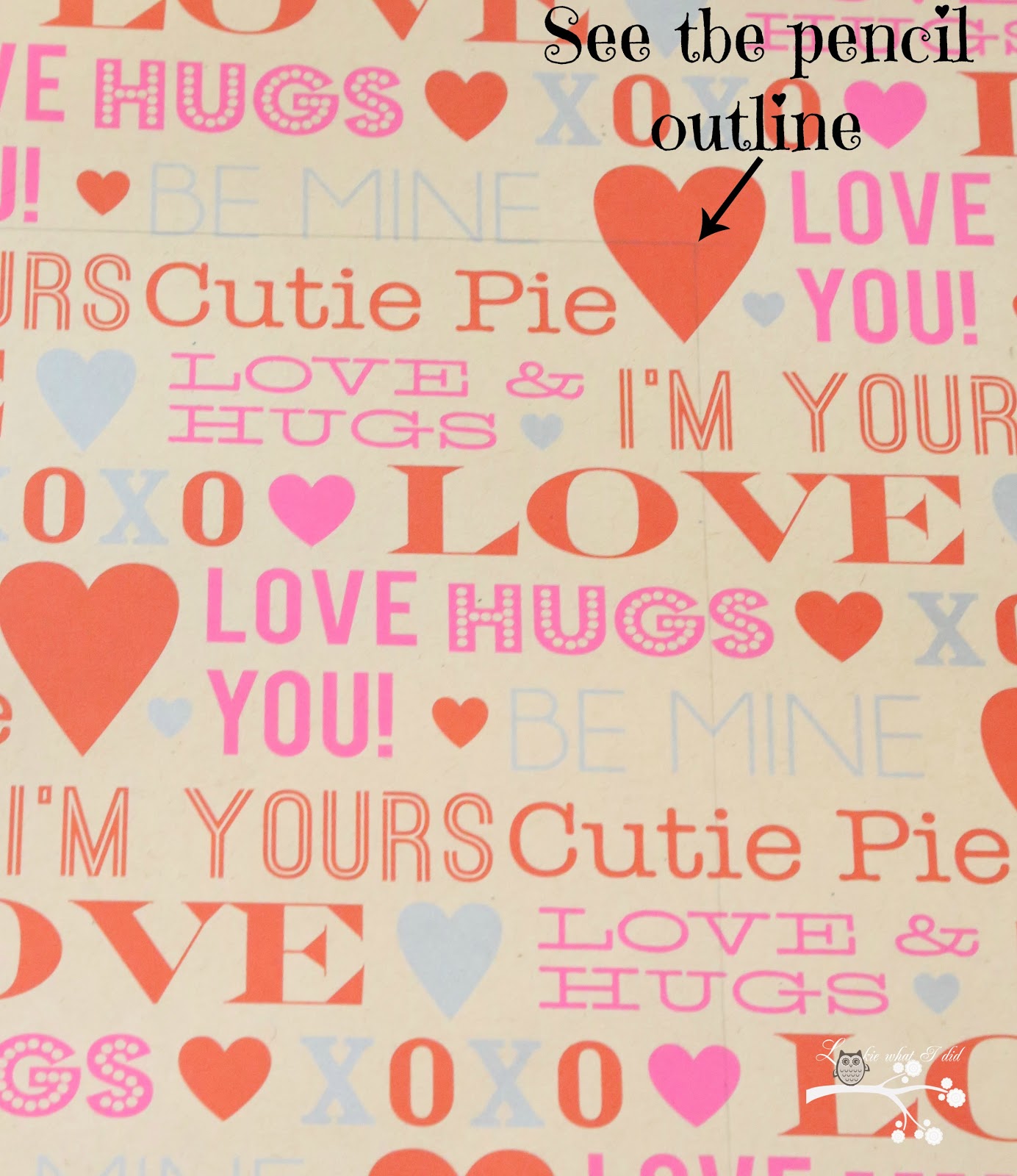 Lookie What I Did Valentine's Day Dry Erase Board