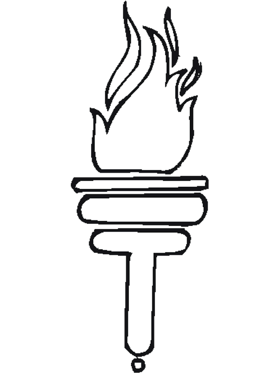 Olympic torch coloring pages >> Disney Coloring Pages