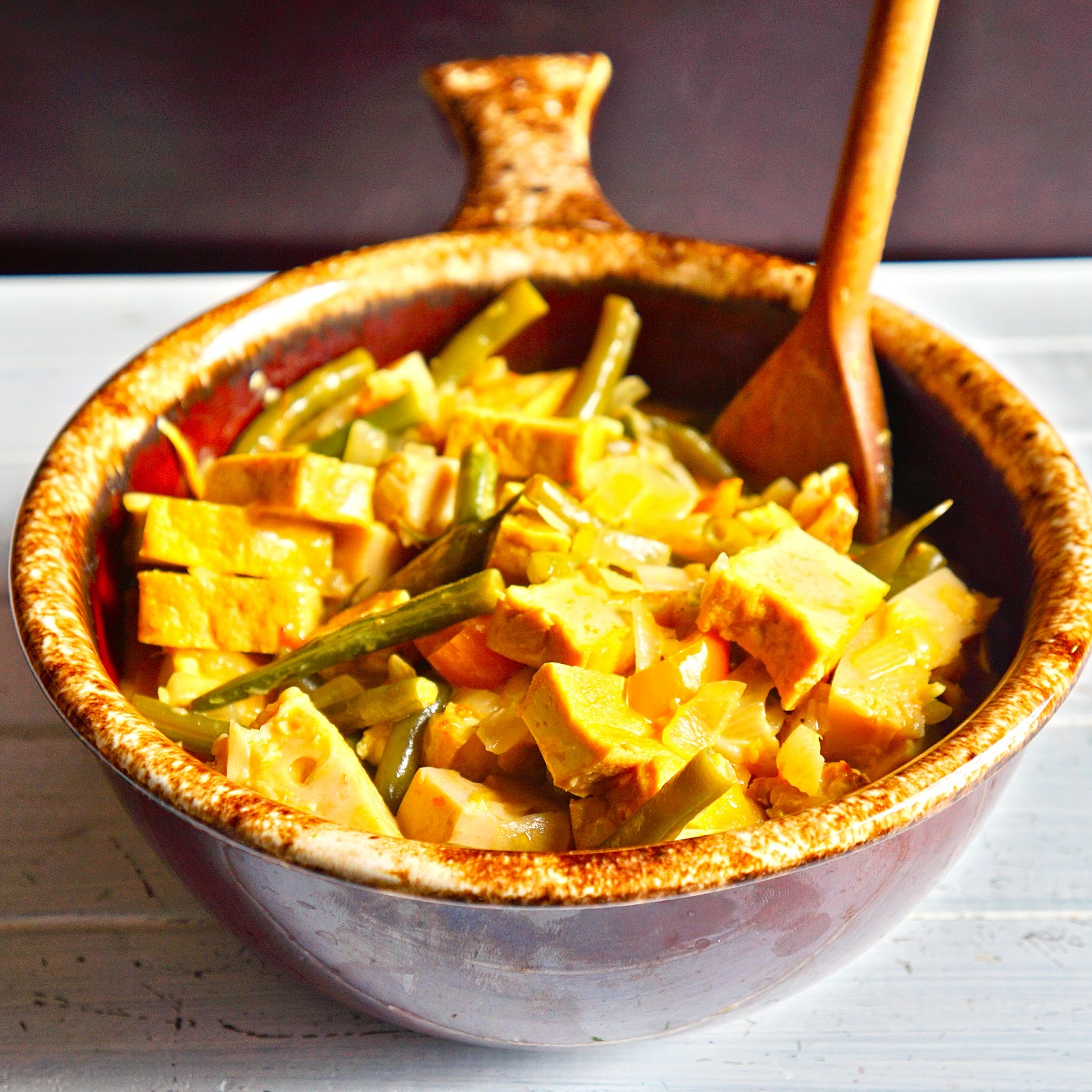 jackfruit and tofu curry