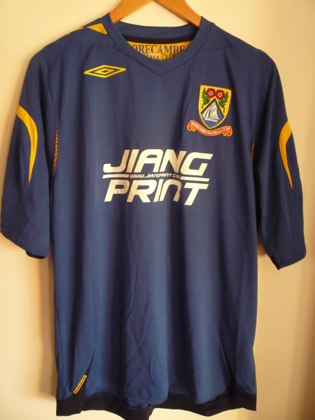 Football Uniforms A football shirt collection 23 Morecambe FC (Away