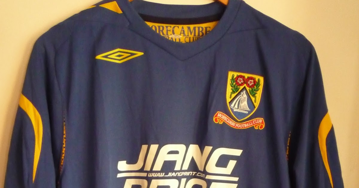 Football Uniforms A football shirt collection 23 Morecambe FC (Away