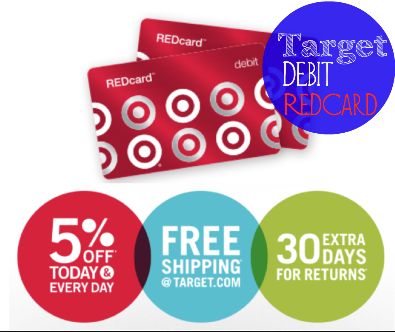 Target DEBIT REDcard! 5 off Purchases, FREE Shipping + More! Link