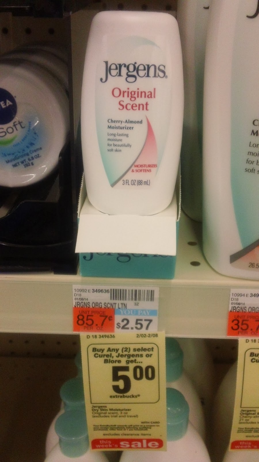 Extreme Couponing Mommy .07 Jergens Lotion at CVS