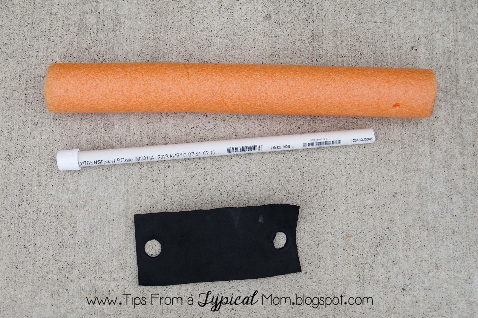 {DIY} PVC Pipe & Foam Sword Tips from a Typical Mom