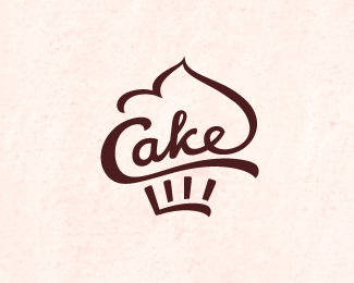 Let s Share the World of Fantasy: 20 Cake Logo Inspirations