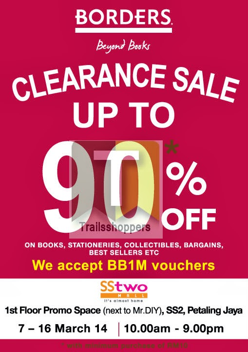 Borders Clearance Sale 716 MAR 2014 BOOKS Online