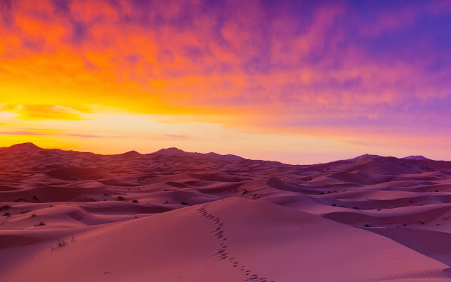 Wallpaper Sahara Desert Sand Dunes