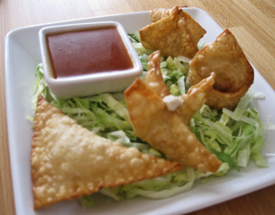 CityGirl Kitchen Capers Crab Rangoon (with homemade sweet and sour sauce)