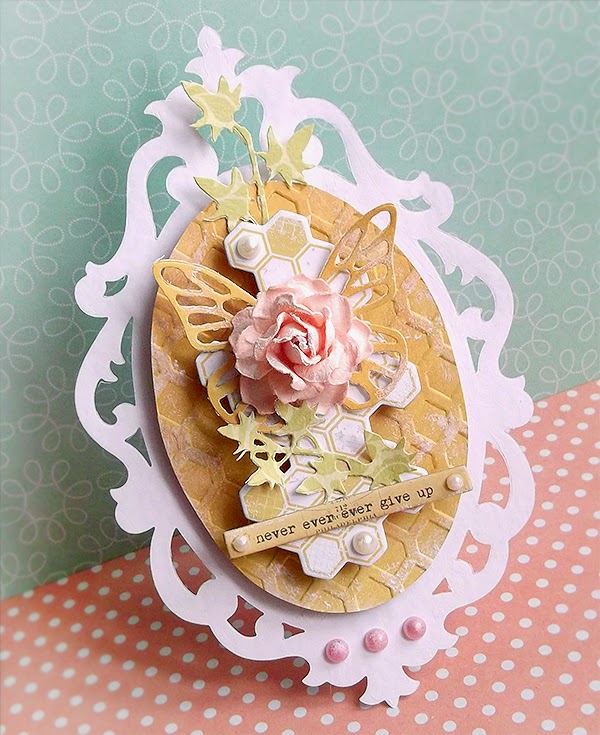 Crafting Ideas From Sizzix Uk Beautiful Frame As A Card Shape