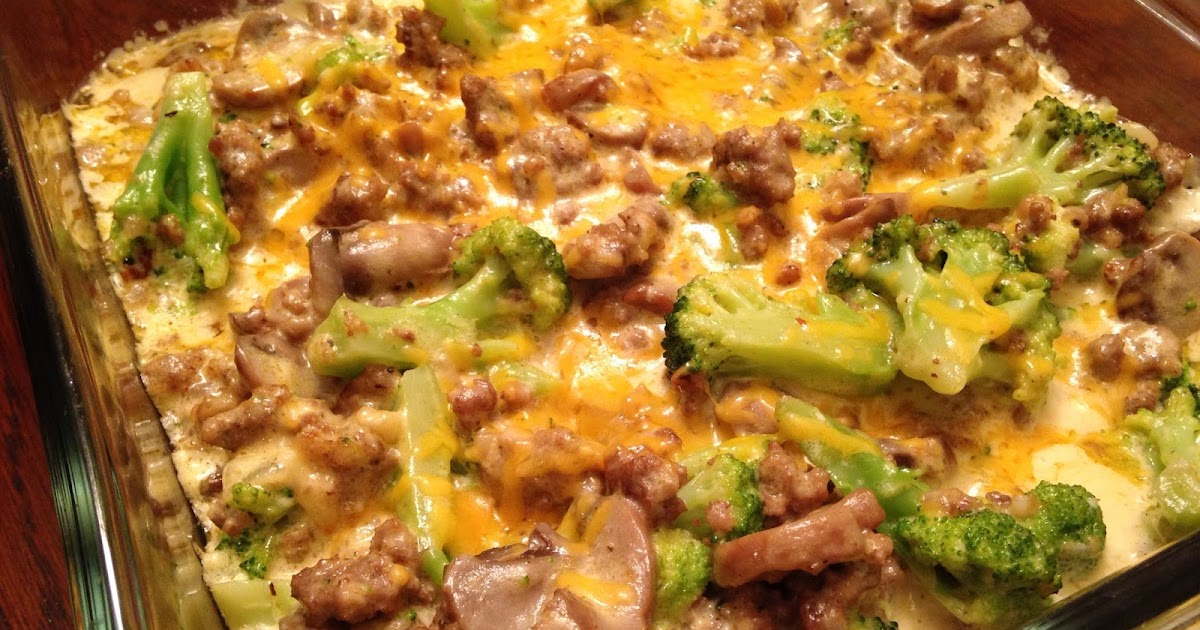 Beyondmythoughts Cheesy Beef and Broccoli Casserole
