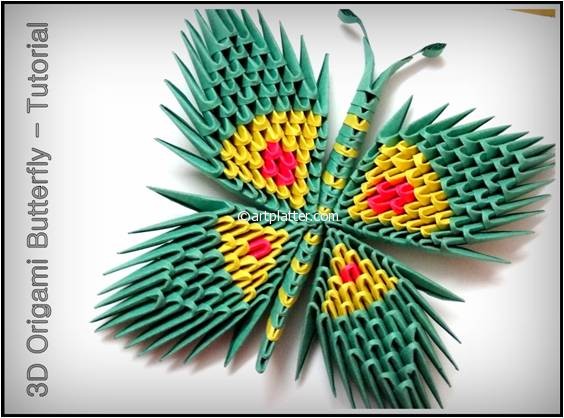 butterfly origami 3d