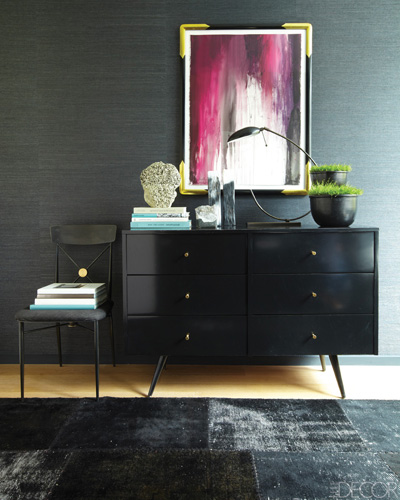 Nina Freudenberger's Sitting Room Chair with books, modern, elegant design