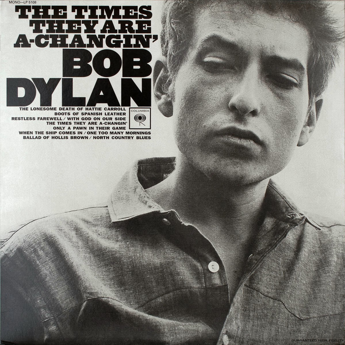Bob Dylan Album by Album The Times They Are aChangin Now Ain't the