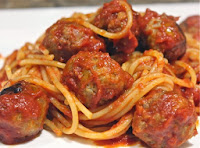 PASTA AND MEATBALLS