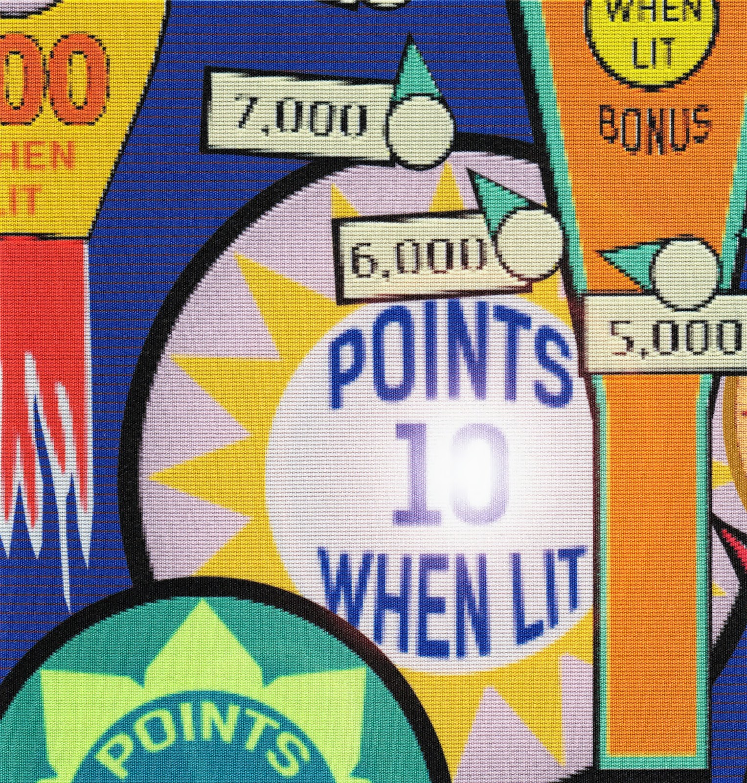 Ruby Door Art & Design Pinball Wizard Fabric On Performance Knit