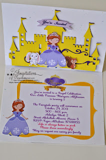 cricut silhouette_cameo disney_princess castle_invitations sofia_the_first