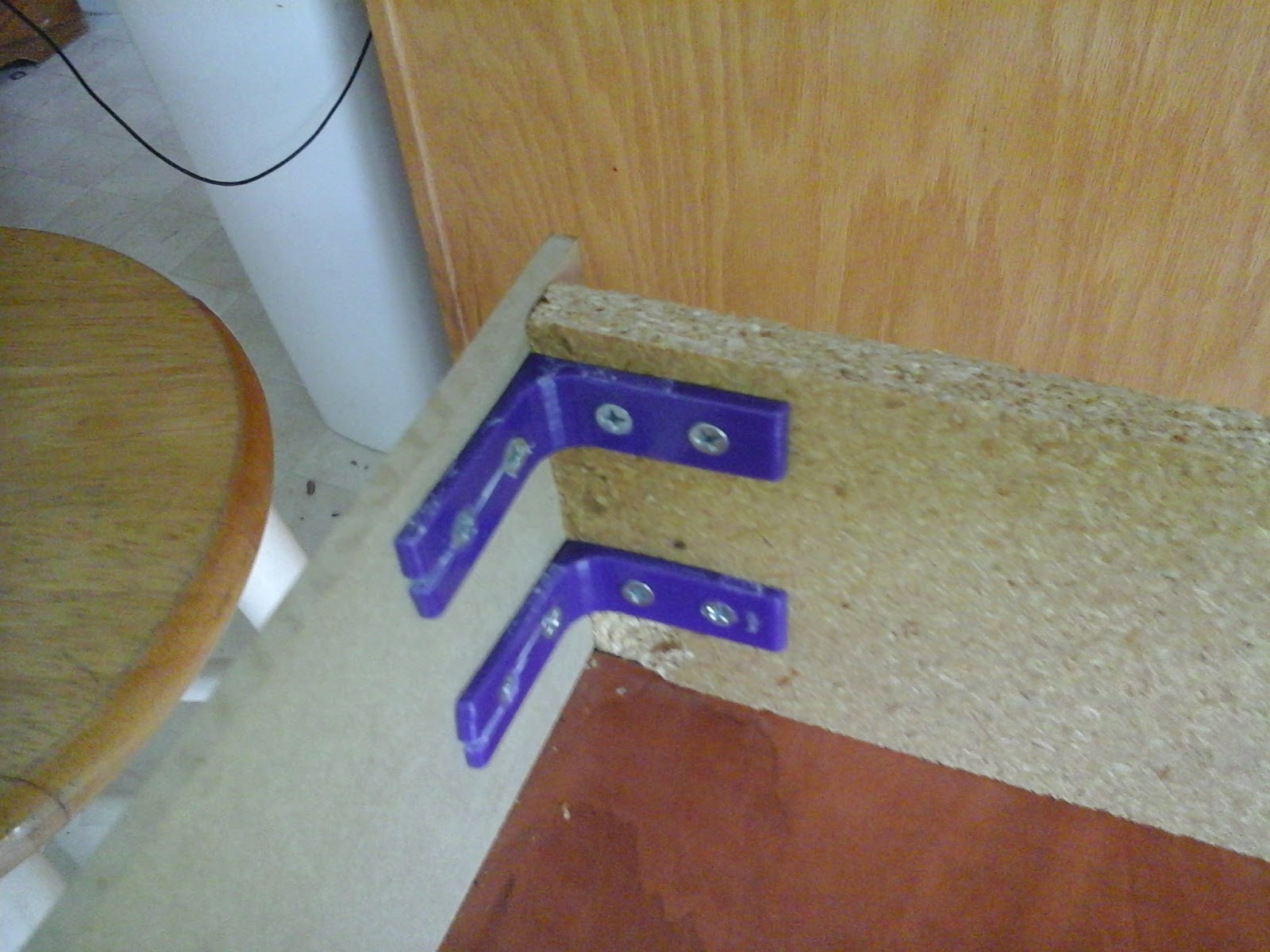 3D printed L Bracket Drawer Repair 3D Printing Professor