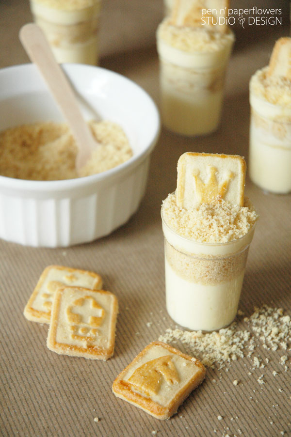 Pen + Paper Flowers SUGAR Mini Banana Pudding Dessert Shooters