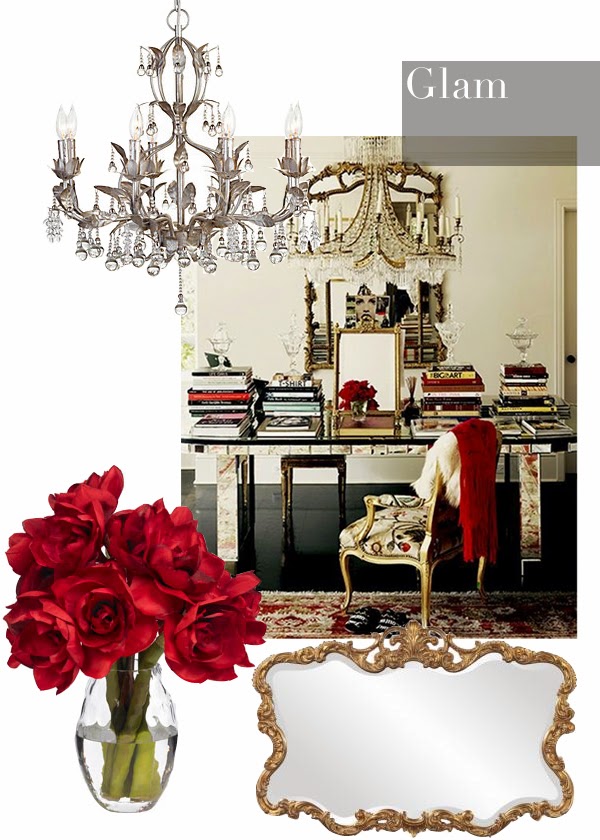 Mirrored Desks Mimosa Lane