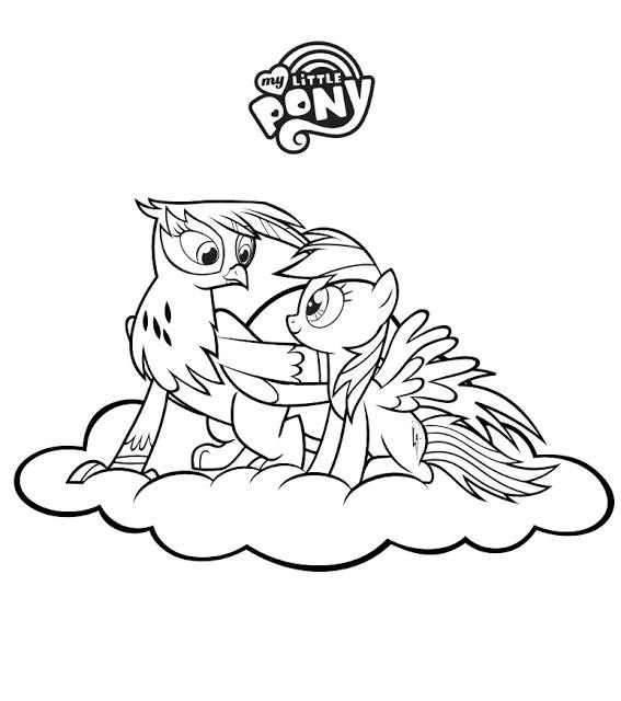 Kids Under 7 My Little Pony Coloring Pages