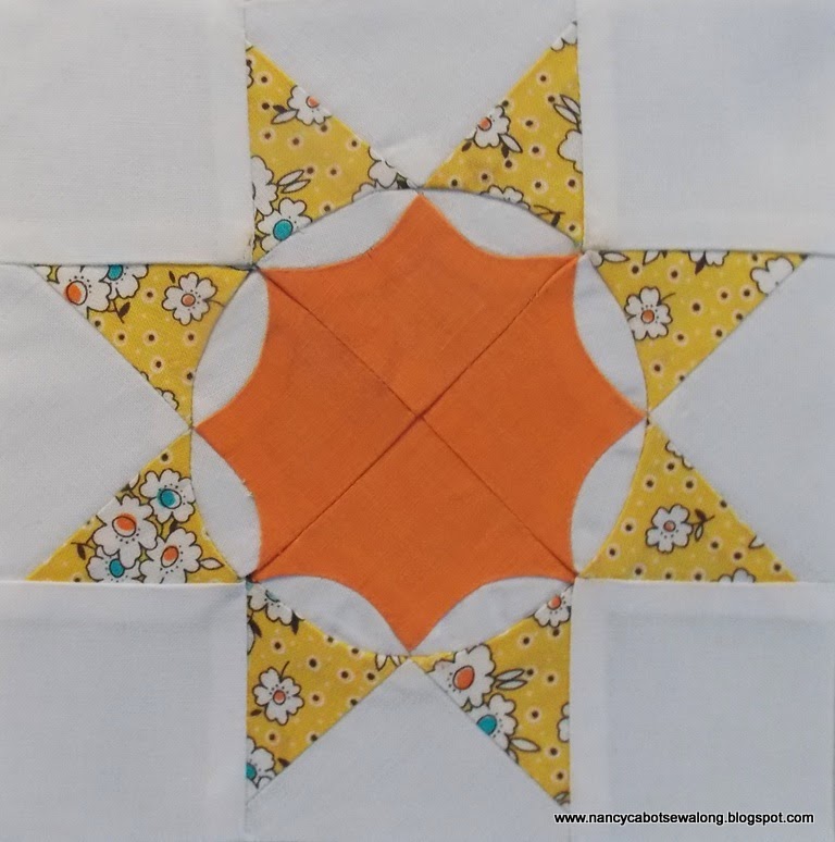 Moore About Nancy French Star quilt block