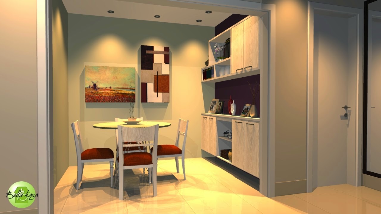 sala de jantar com móveis planejados