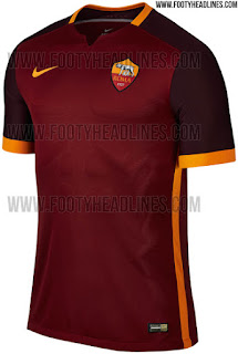 Desain terbaru jersey As Roma home Nike musim 2015/2016 jual jersey AS ROMA terbaru musim depan Desain terbaru jersey As Roma home Nike musim 2015/2016