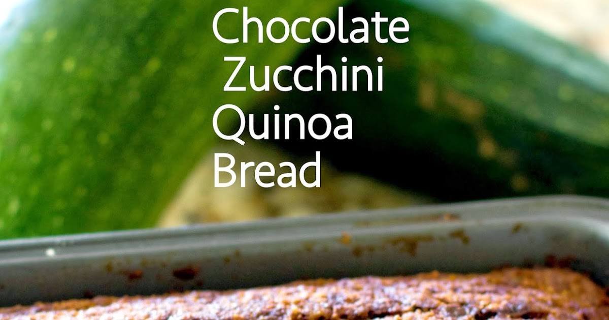 Grain Crazy Chocolate Zucchini Quinoa Bread (Gluten Free)
