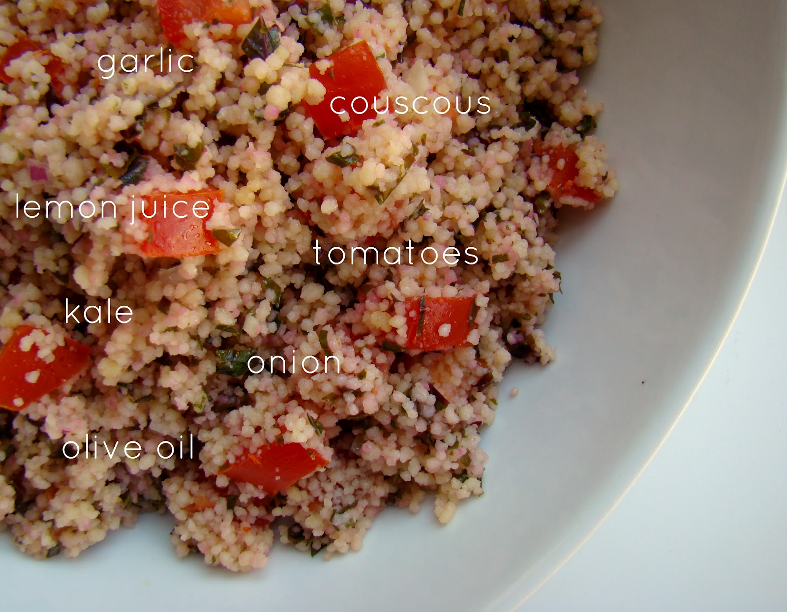 Couscous & kale salad