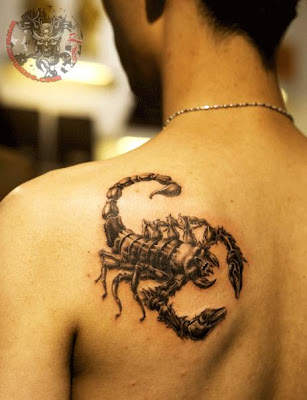 3d scorpion tattoo design