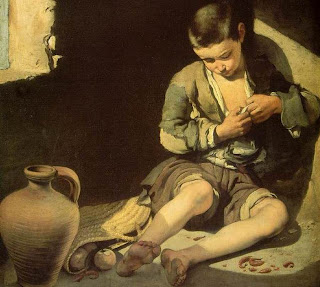 Niño espulgándose - Bartolomé Esteban Murillo
