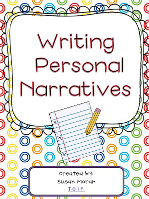Susan Jones Teaching: Writing Personal Narratives Using Small Moments!!
