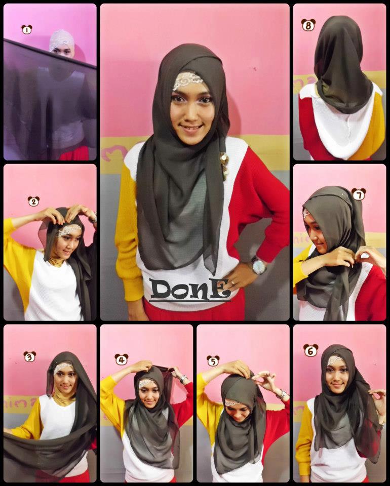 Model Gaya Hijab Paris Segi Empat Trendy Terbaru 2014 Model Gaya Hijab Paris Segi Empat Trendy Terbaru 2014