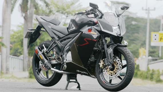 yamaha vixion modifikasi ini berubah wujud dari yamaha vixion standart title=