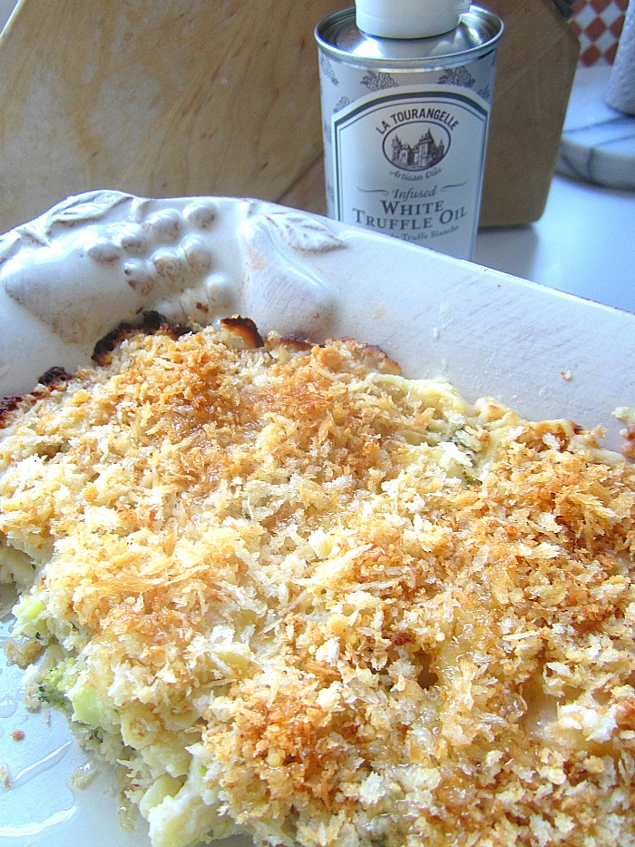Truffled Macaroni & Cauliflower Gratin