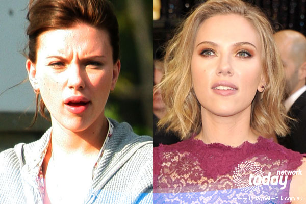 Scarlett Johansson Without Makeup.