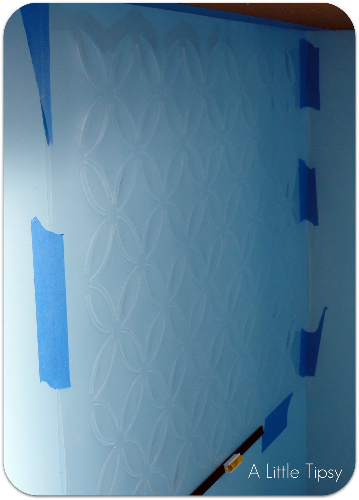 How to Stencil Patterns {Cutting Edge Stencil Giveaway!} A Little Tipsy