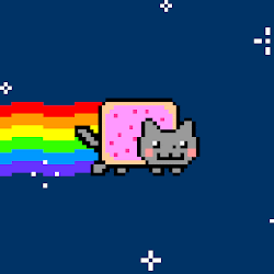 ¡Surca el espacio, Gato Nyan!
