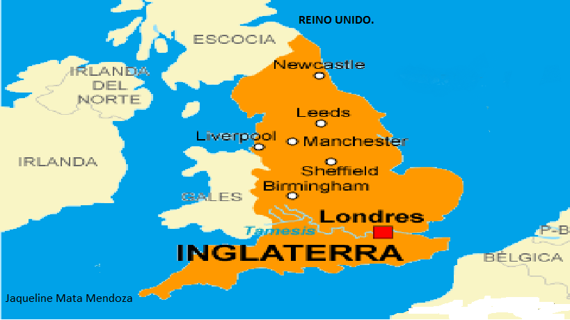 Turismo Reino Unido Mapa