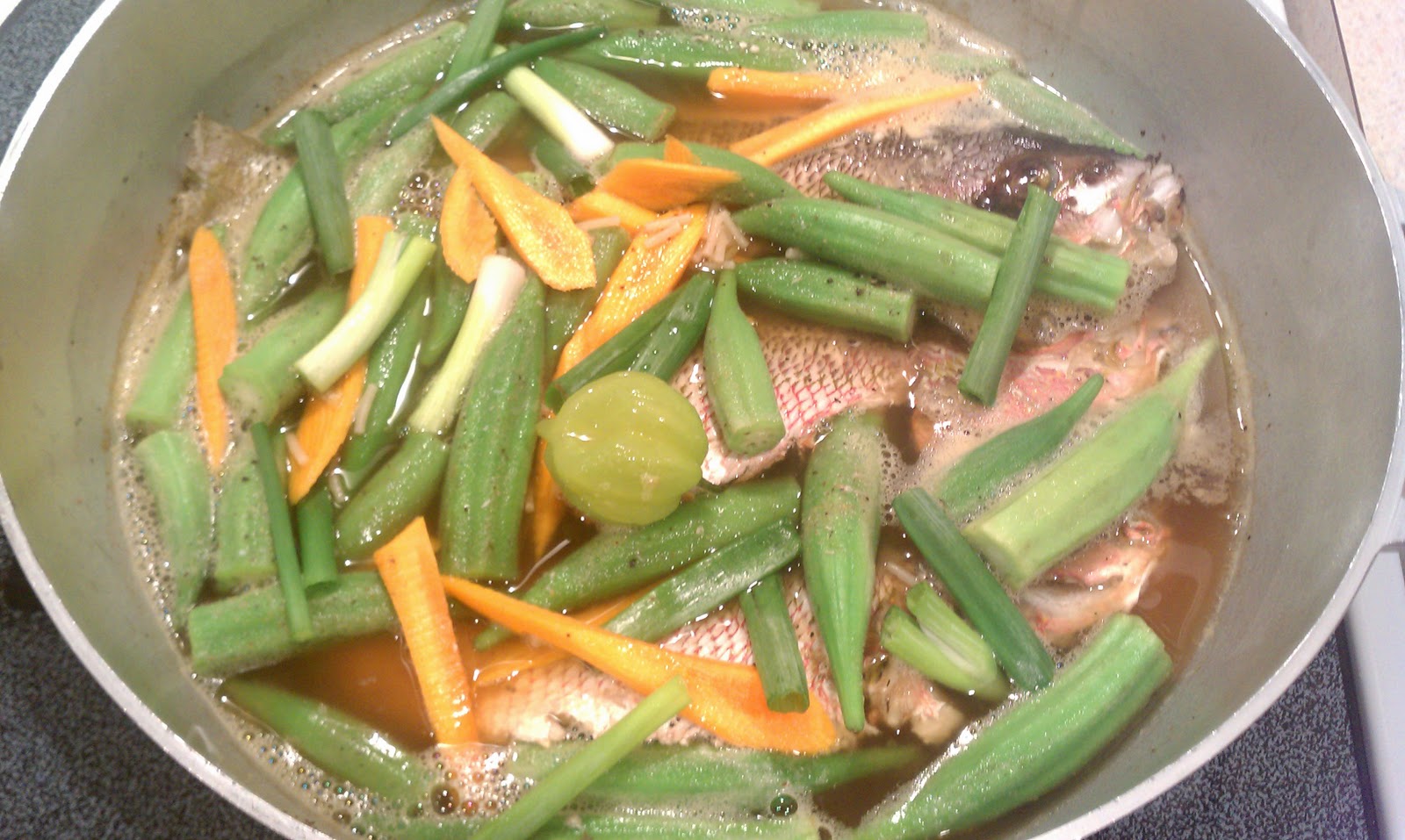 Eat Fit . Live Well Jamaica Steamed Fish & Okra